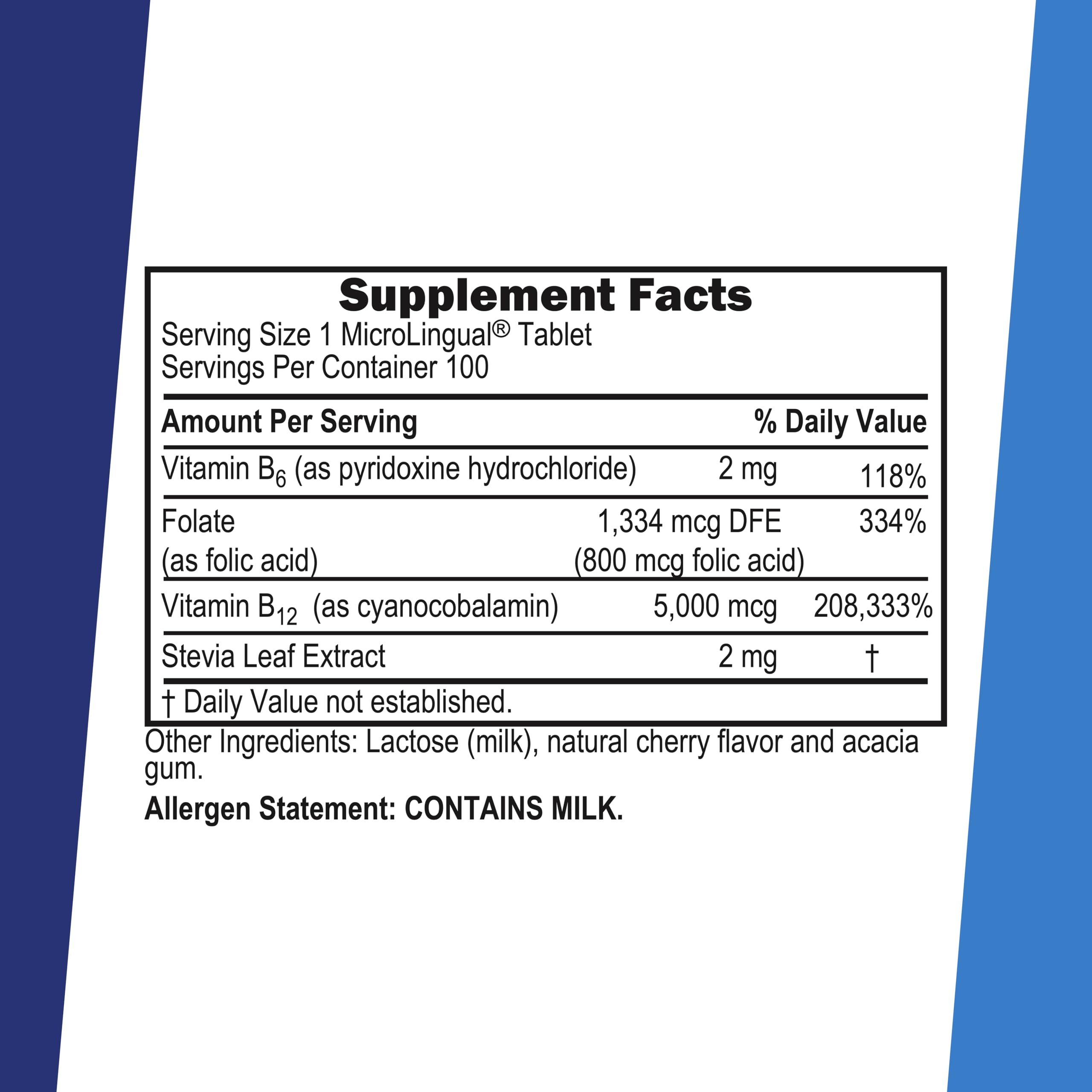 Superior Source tableta sublingual de B6 para apoyo de energía natural.