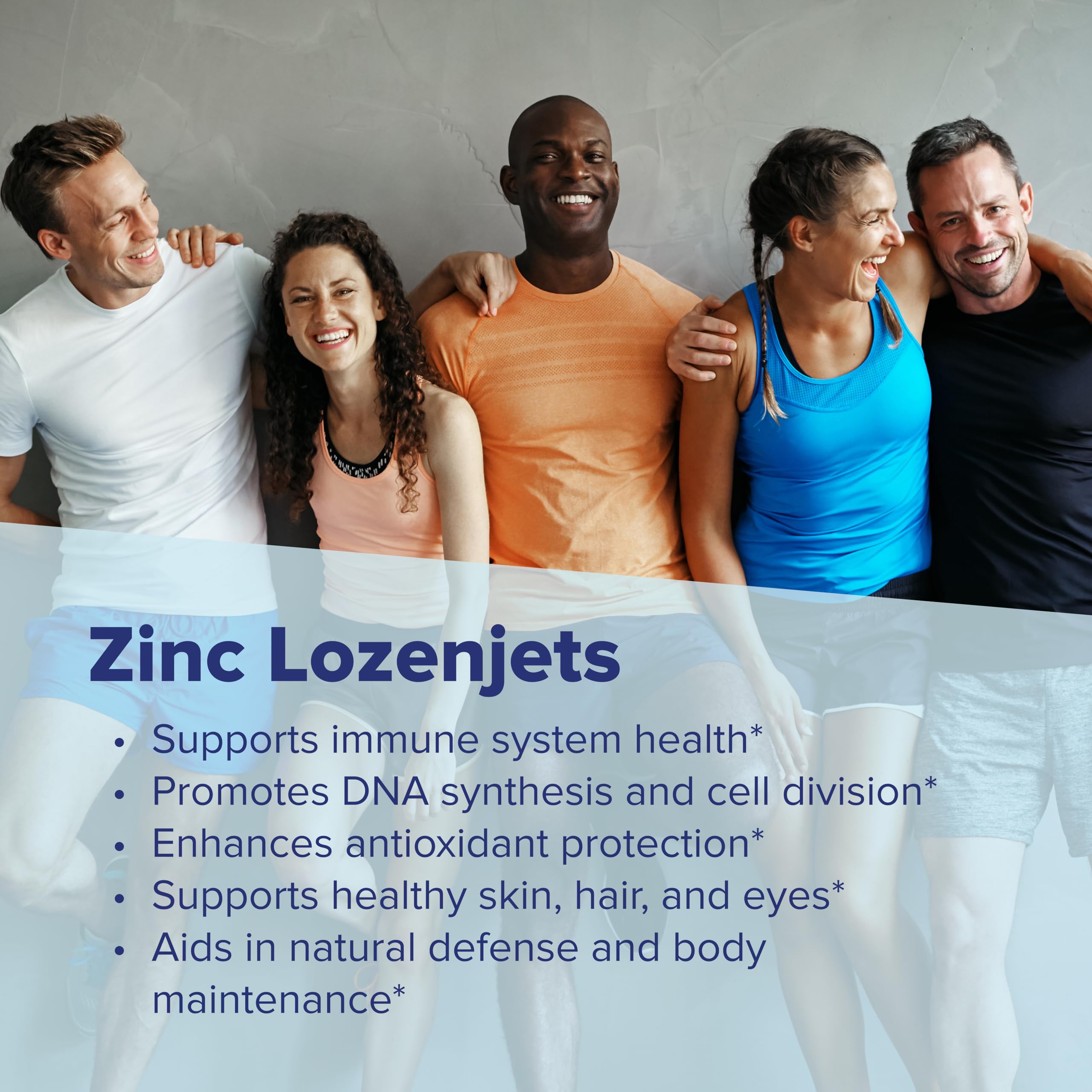Superior Source Zinc Lozenjets, empaque compacto.
