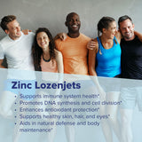 Superior Source Zinc Lozenjets, empaque compacto.