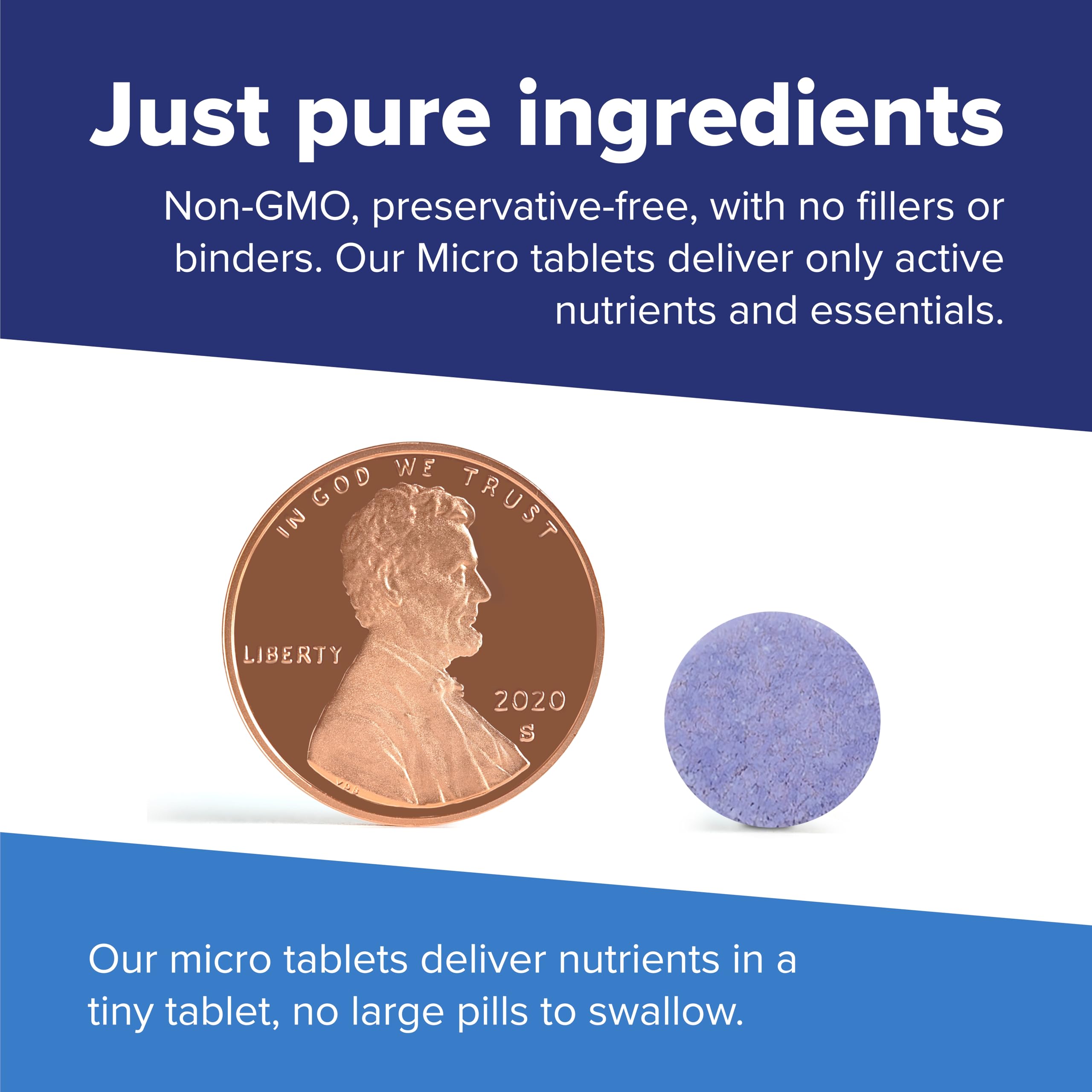 Formato sublingual de Zinc Plus de Superior Source facilita la toma sin agua.