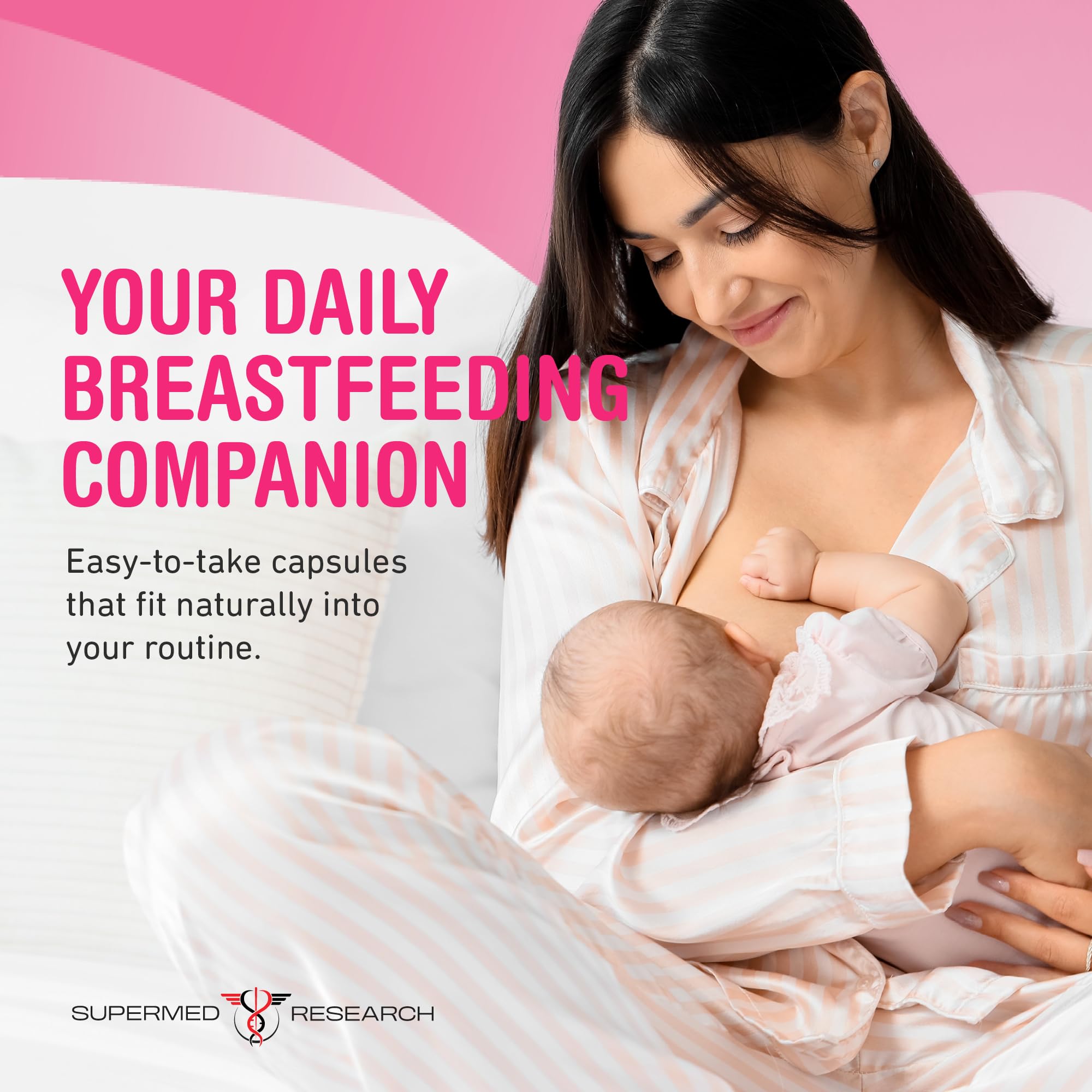 Supermed Research Lactancia: uso diario cómodo para madres lactantes.