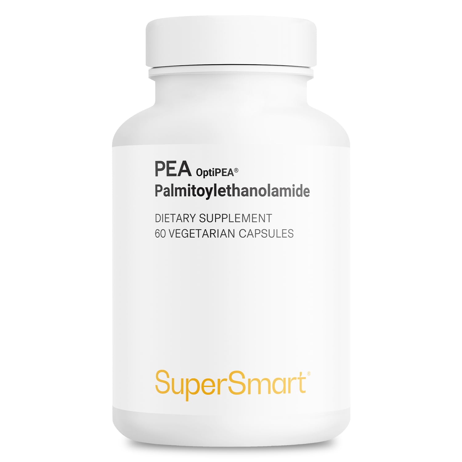 Supersmart 99% PEA cápsulas vegetarianas para apoyo diario del bienestar