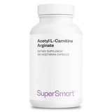Supersmart acetil l-carnitina arginato 1000 mg en cápsulas vegetarianas, uso diario