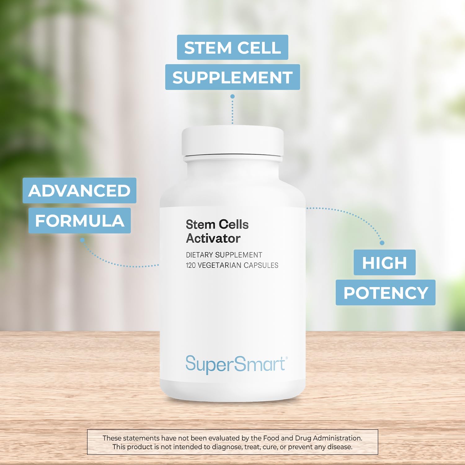Supersmart Activador de Células Madre, fucoidan de alto porcentaje para aporte diario.