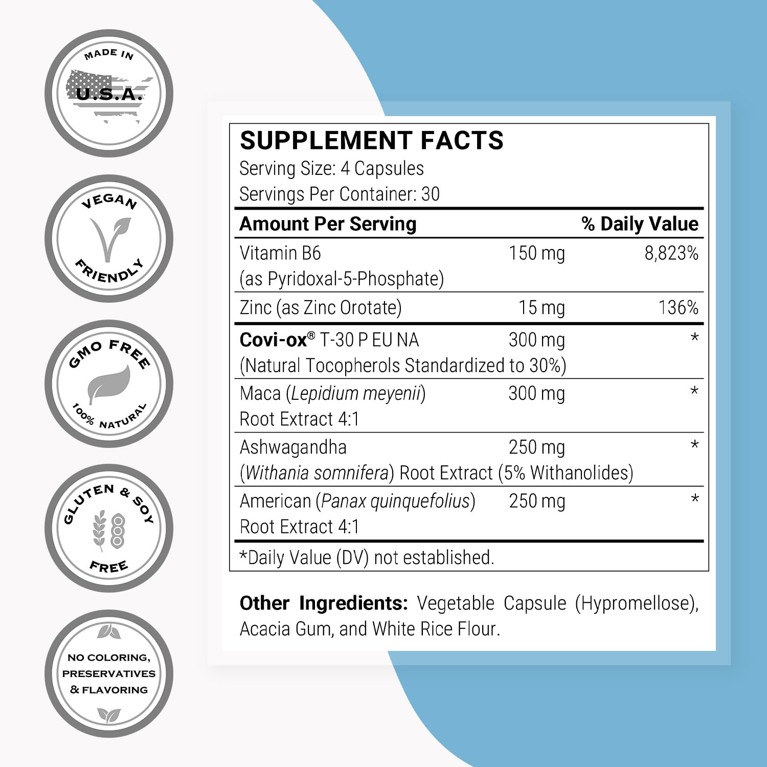 Supersmart B6 P5P: cápsula de vitamina B6 para nutrición diaria