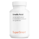 Supersmart: botella de suplemento con ácido ursólico derivado de romero para uso diario.