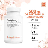 Caja del suplemento Supersmart, empaque compacto y sostenible.