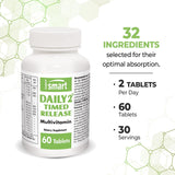 Supersmart Daily2 Timed Release: botella con cápsulas para uso diario