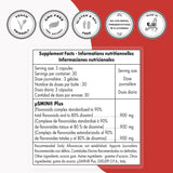Supersmart Diosmina sin OGM, cápsulas, opción natural para dietas.