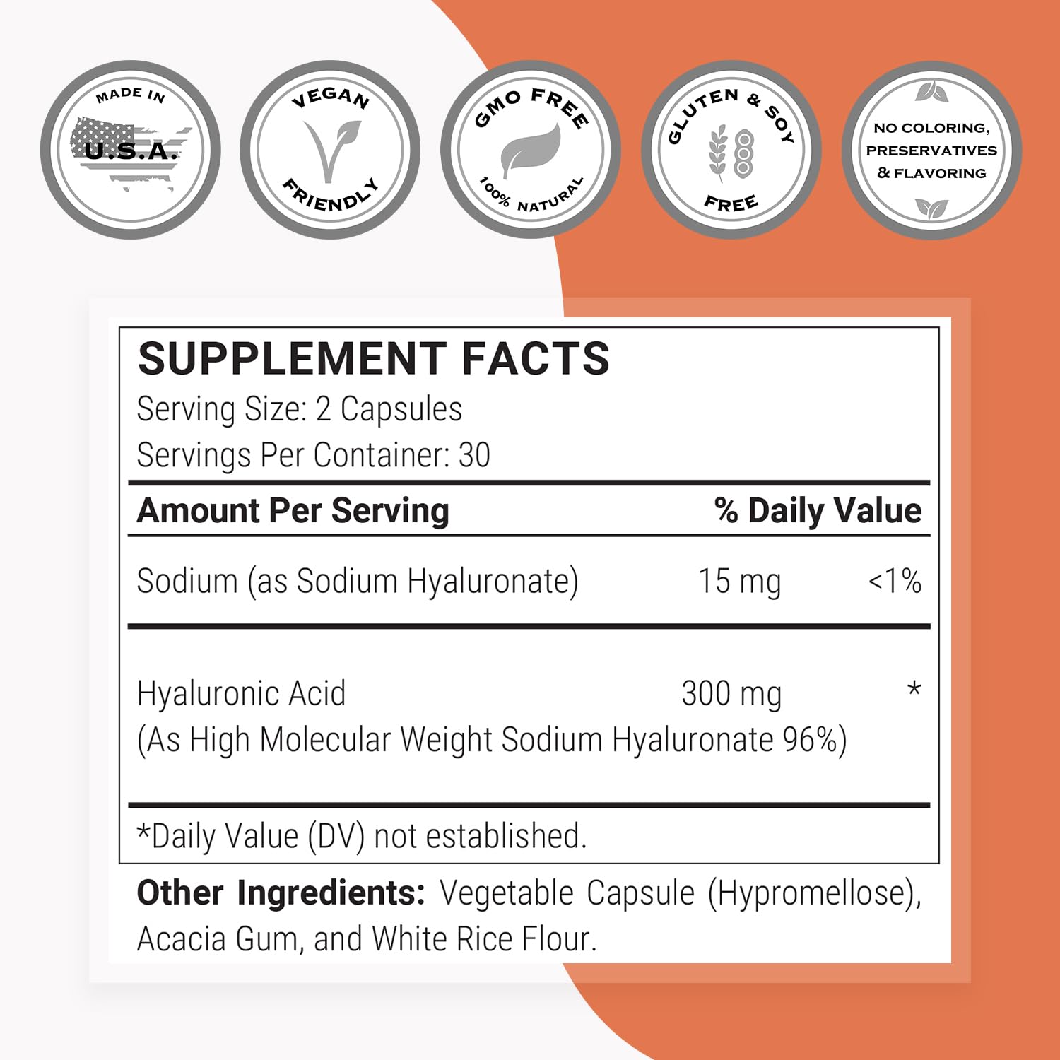 Dosis diaria de Supersmart: dos cápsulas para consumo sencillo.
