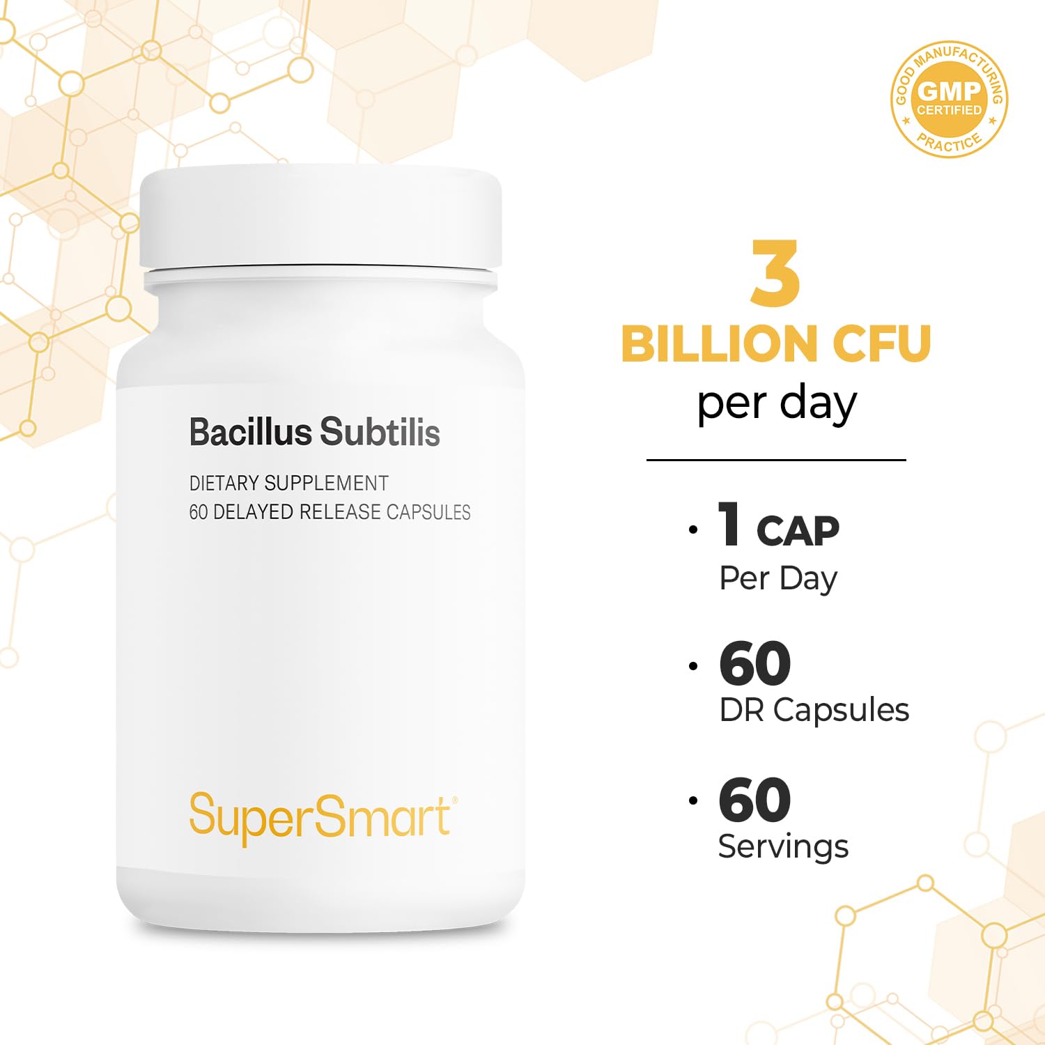 Supersmart dosis diaria Subtilis para rutina sencilla.