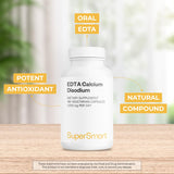 Supersmart EDTA etiqueta-frontal, información clara sobre uso y composición.