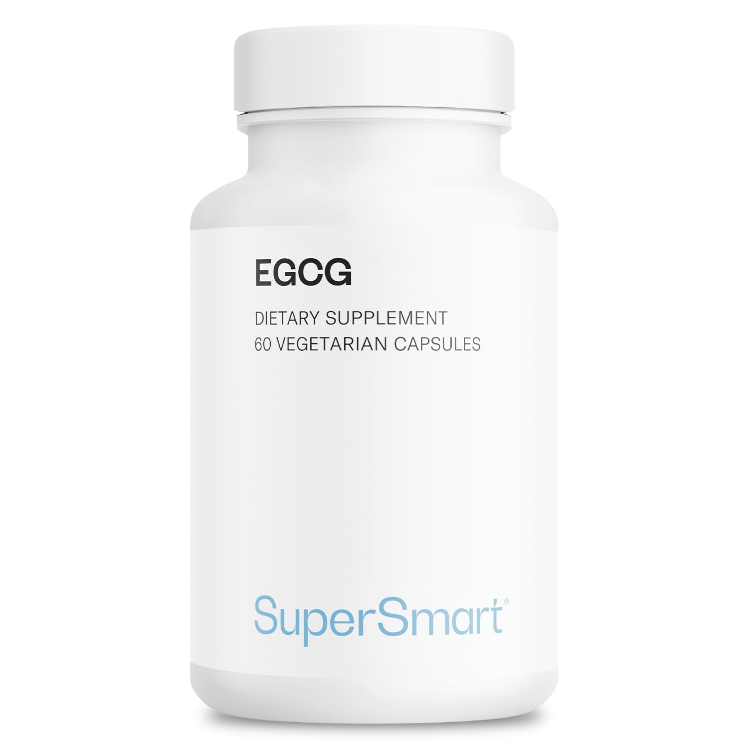 Supersmart EGCG extracto de té verde en botella, antioxidante diario posible.