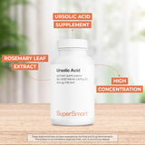 Supersmart extracto romero hojas: fuente natural de ursólico para uso diario