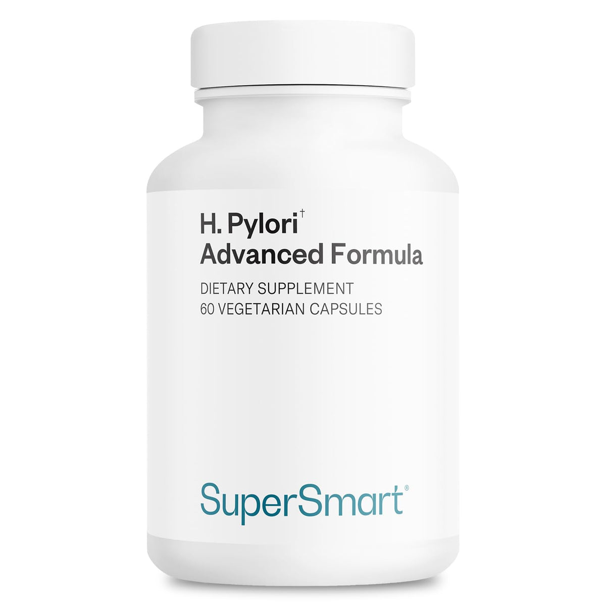 Envase de cápsulas de Supersmart H. Pylori Advanced Formula para uso diario