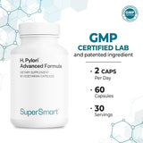 Cepas Pylopass Lreuteri DSM17648 en Supersmart, acción sinérgica