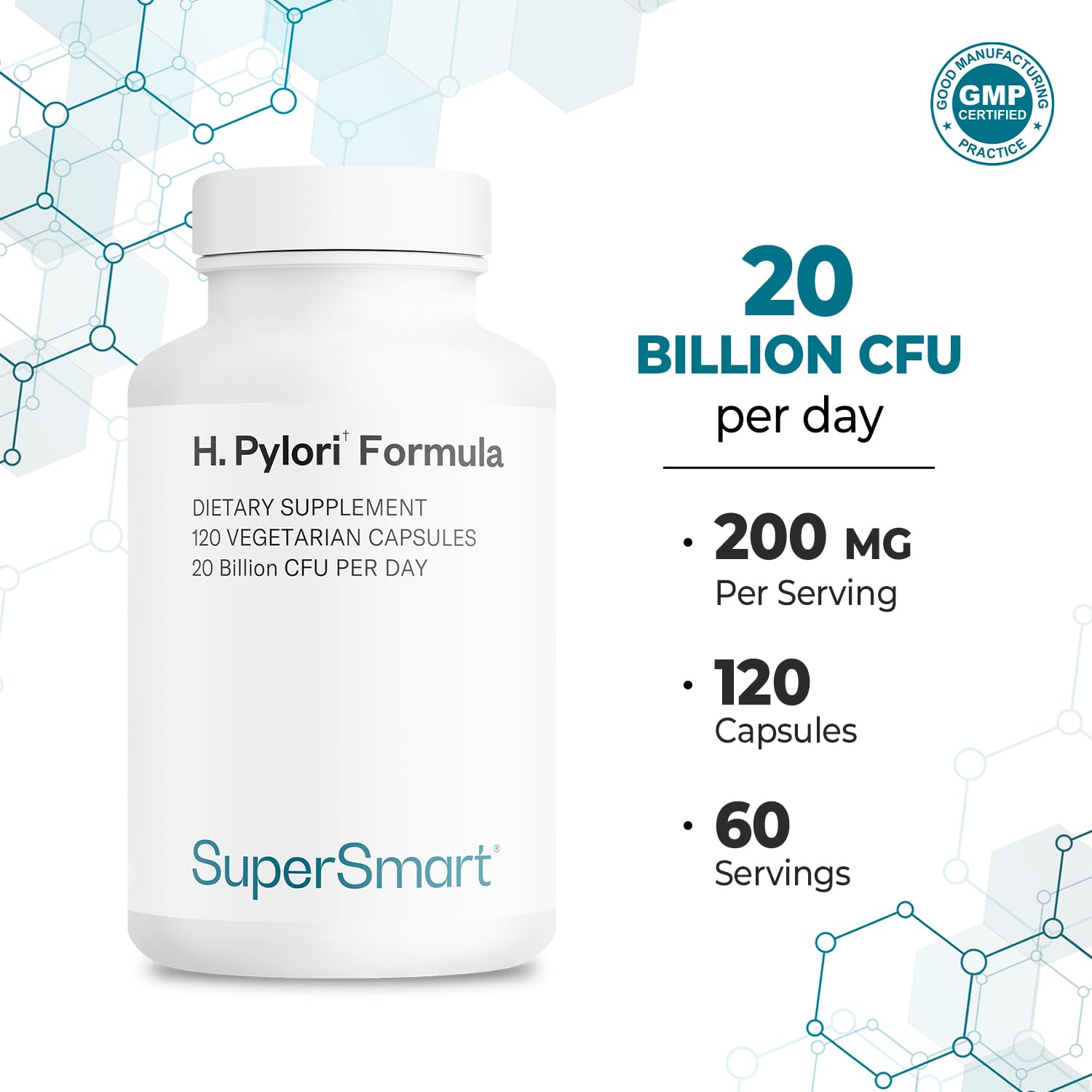 Lactobacillus reuteri DSM17648 Pylopass, cepa patentada para formato probiótico.