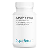 Supersmart H-Pylori Formula, botella con 60 cápsulas, dosis diaria conveniente.
