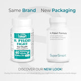 Supersmart H-Pylori Formula, cápsulas vegetarianas para uso diario.