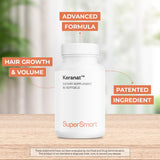 Supersmart Keranat mejora volumen y brillo capilar.