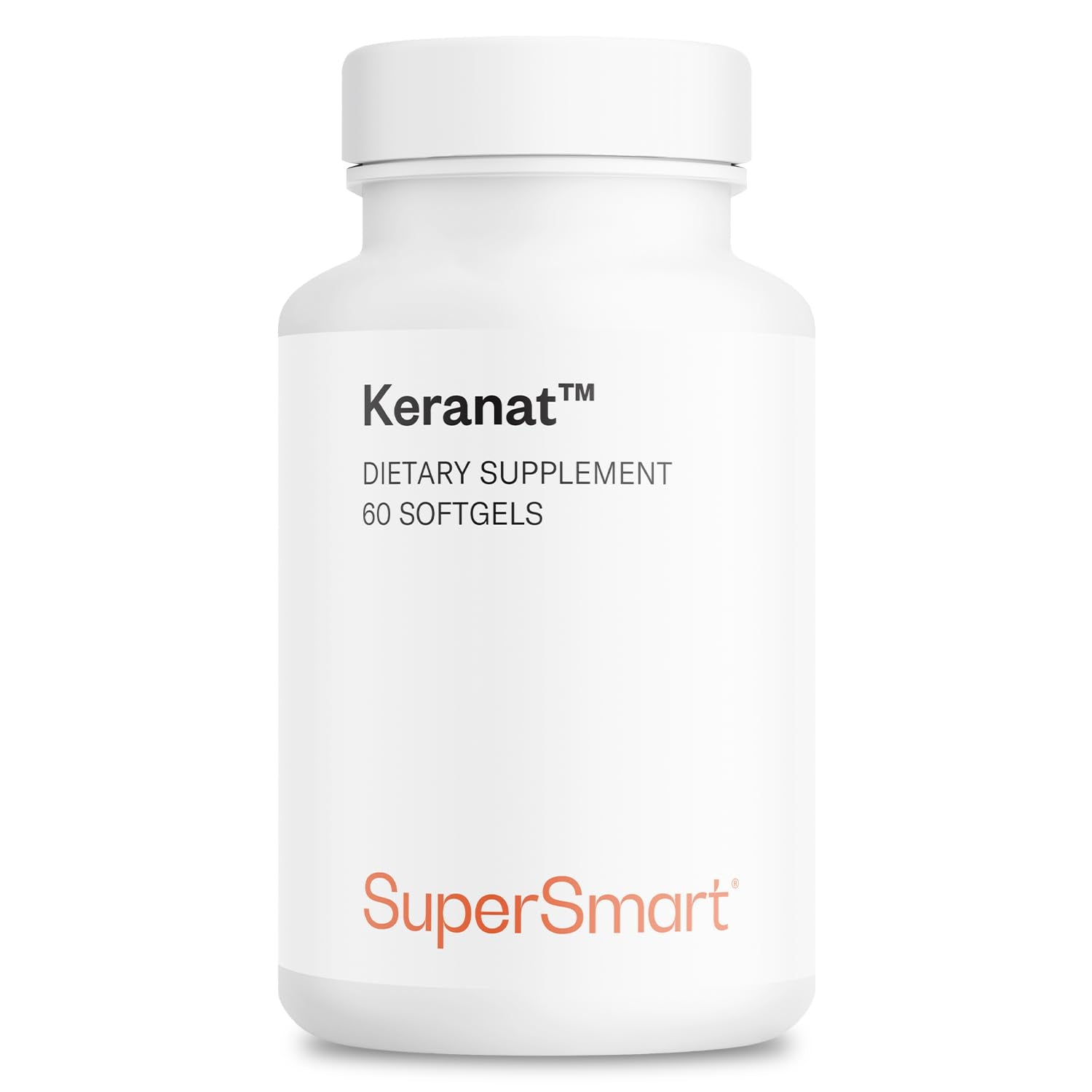 Supersmart Keranat cápsulas blandas para uso diario y apoyo capilar.