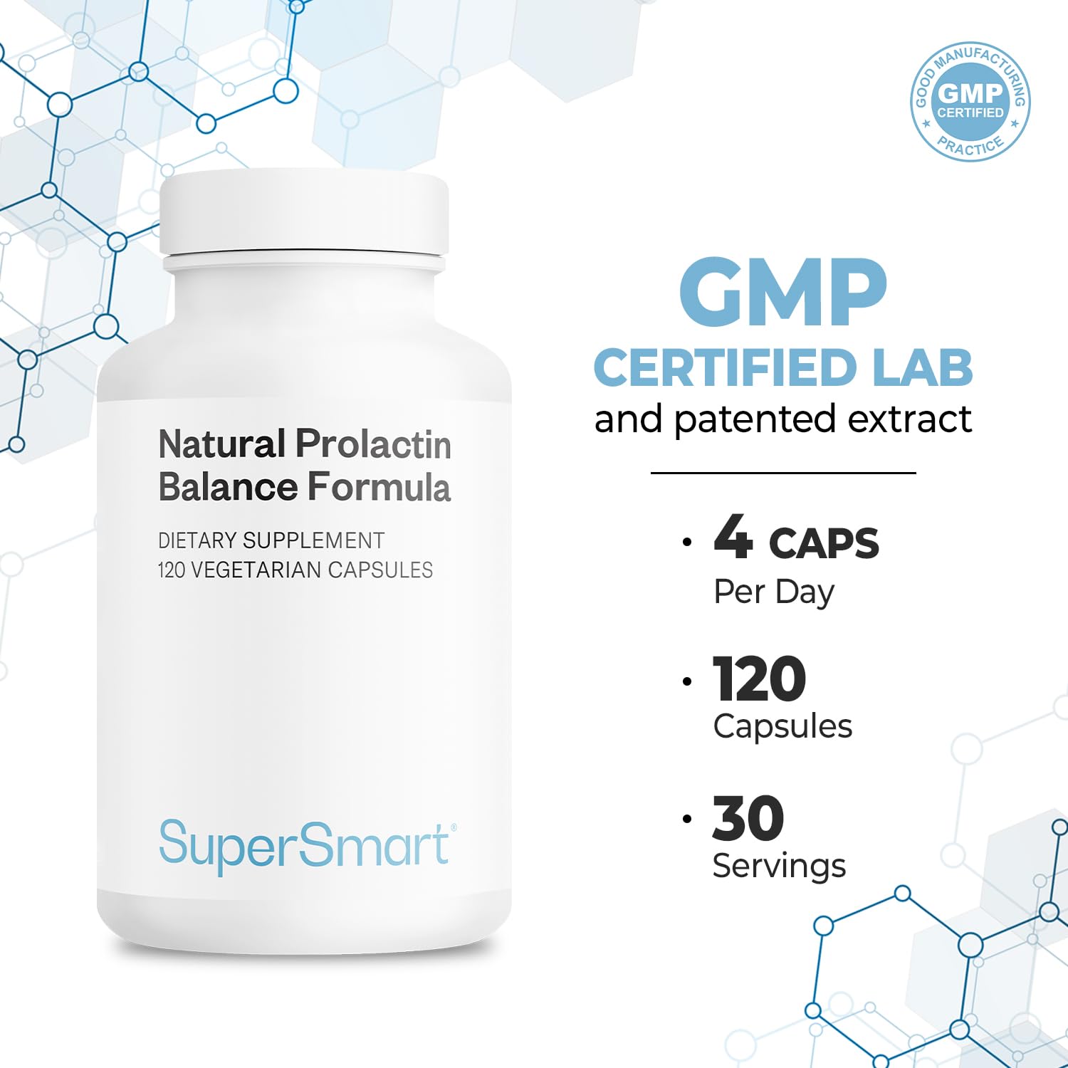 Supersmart maca raíz: cápsulas de maca 4:1 para energía suave