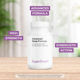Melatonina de Supersmart – cápsula para apoyar el inicio del sueño.