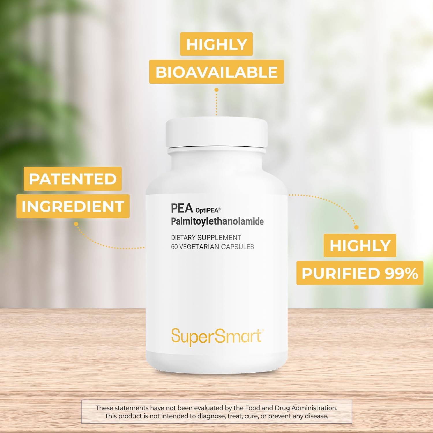 Supersmart Palmitoil-Etanolamida ingrediente clave para el cuidado general