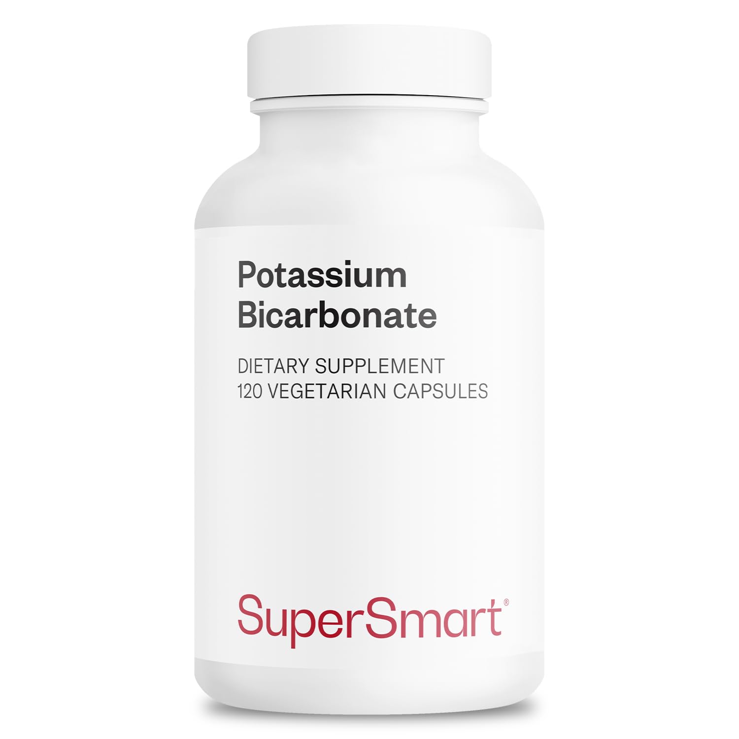 Supersmart potasio bicarbonato cápsulas alta dosis para apoyo diario de electrolitos