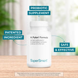 Probiotico DSM17648 de Supersmart, etiqueta con ingredientes naturales y sin OGM.