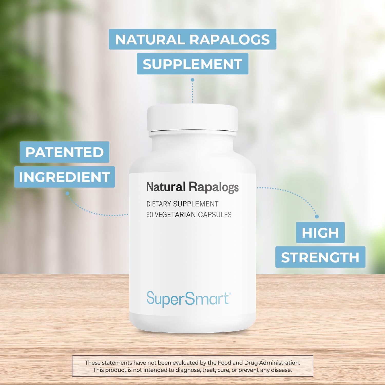 Supersmart Rapalogs cápsulas veganas con toma diaria fácil