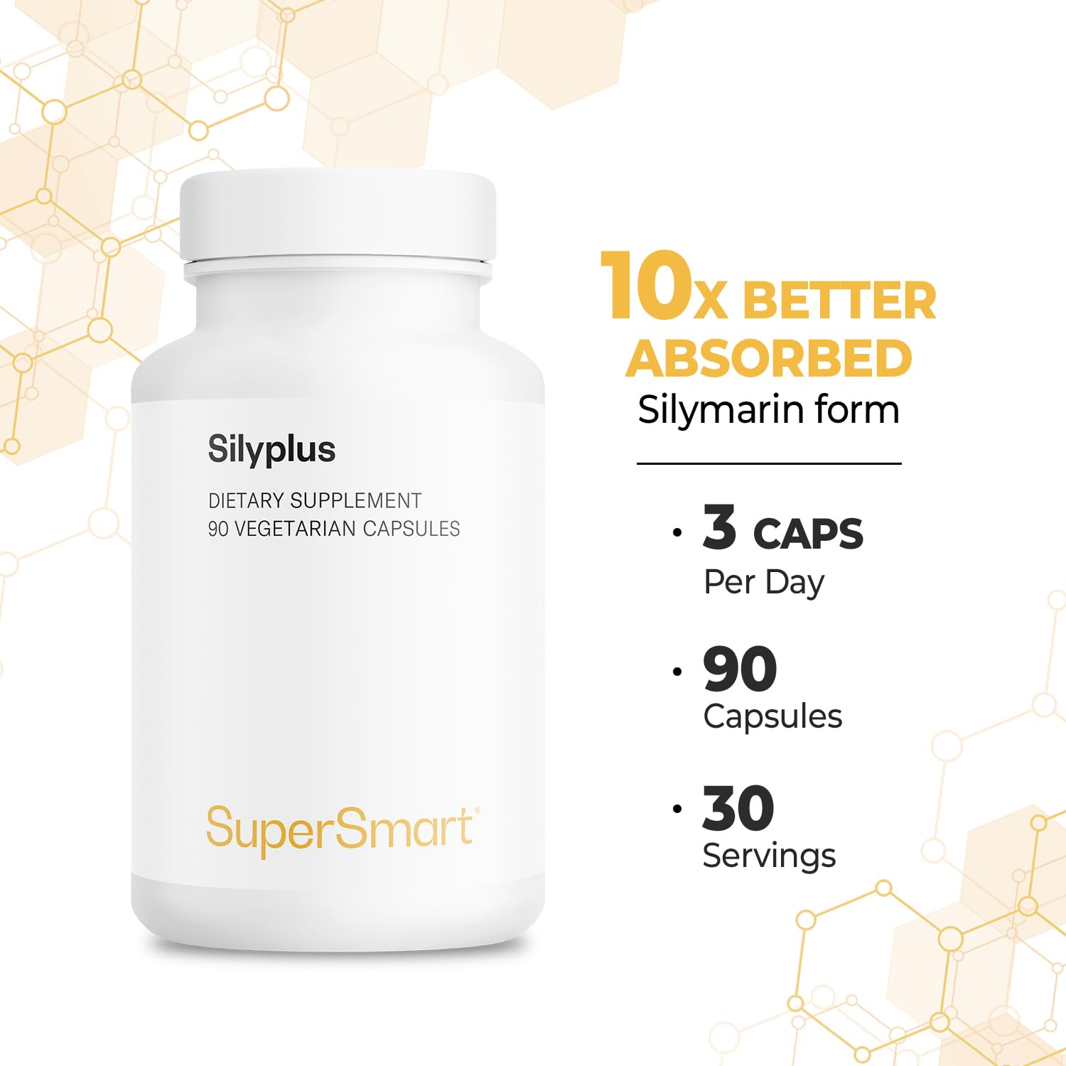 Supersmart SilyPlus ingredientes: extracto estandarizado para consistencia.
