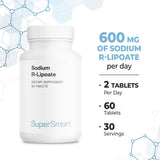 Supersmart Sodio R-Lipoato: envase seguro que mantiene la estabilidad.