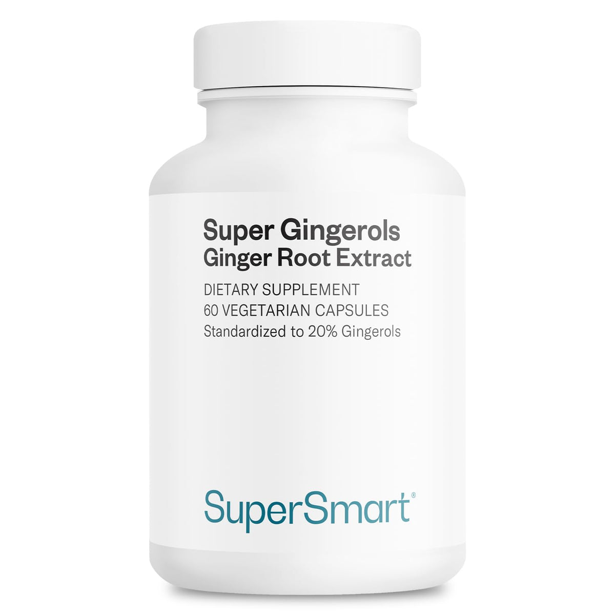 Supersmart Super Gingerols: cápsulas de jengibre para energía diaria