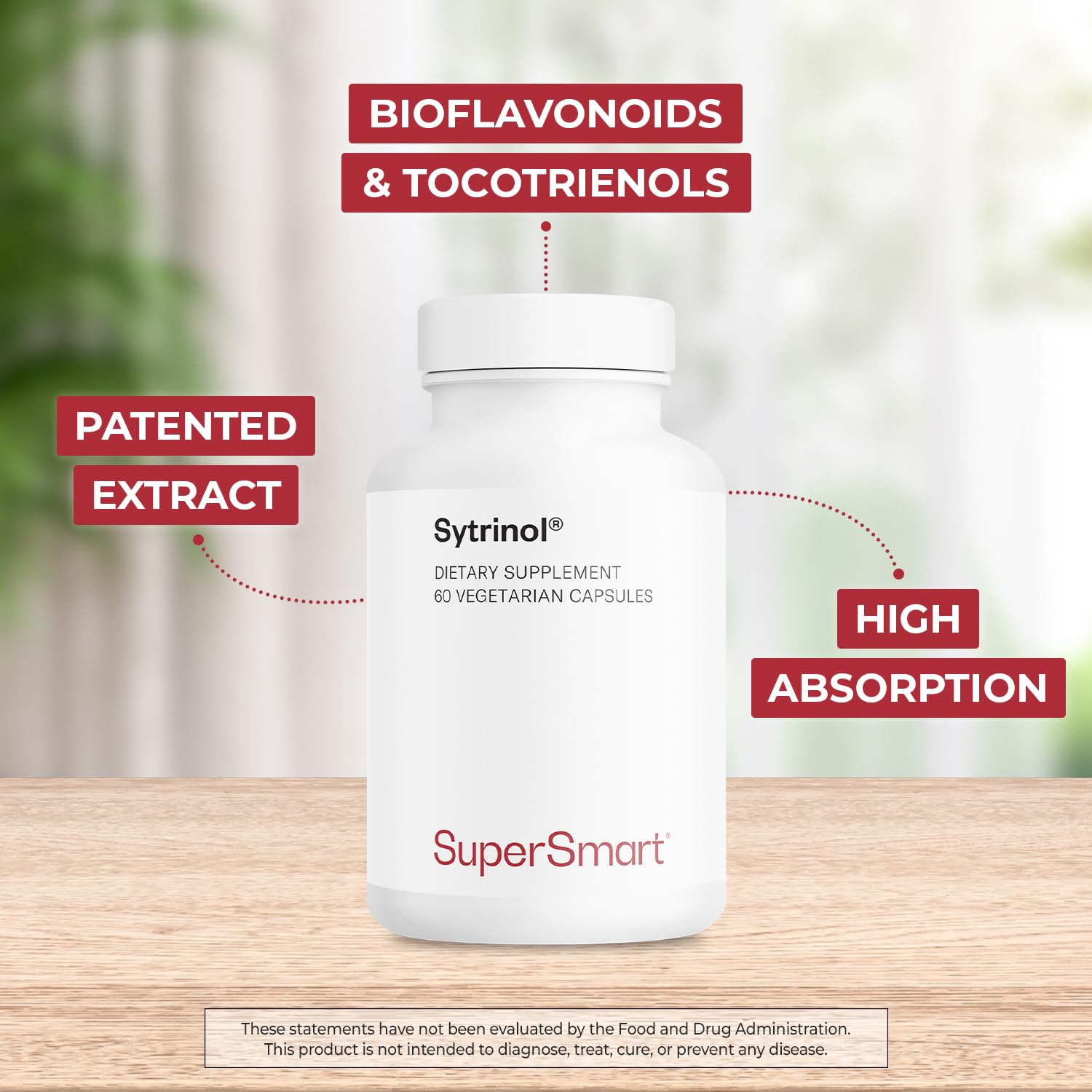 Supersmart Sytrinol, vertiendo cápsulas blandas, rutina diaria conveniente.