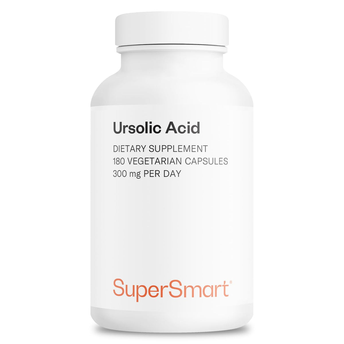 Supersmart Ursolico cápsula botella: dosis diaria conveniente para un régimen vegetariano