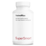 Supersmart VeinoMax: botella de cápsulas vegetales para apoyo a la circulación diaria.