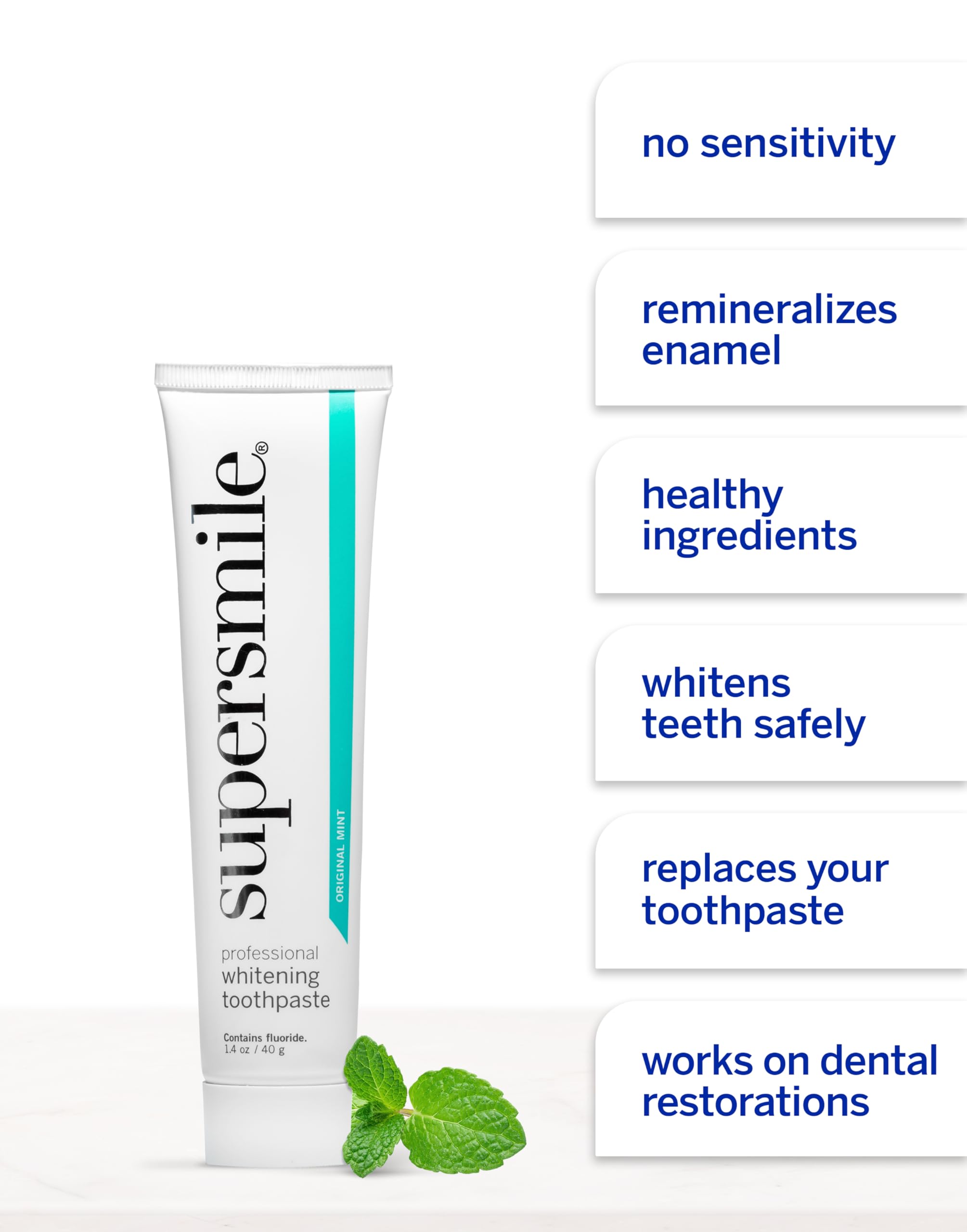 Cepillo de nueva generación claro de Supersmile para limpieza precisa