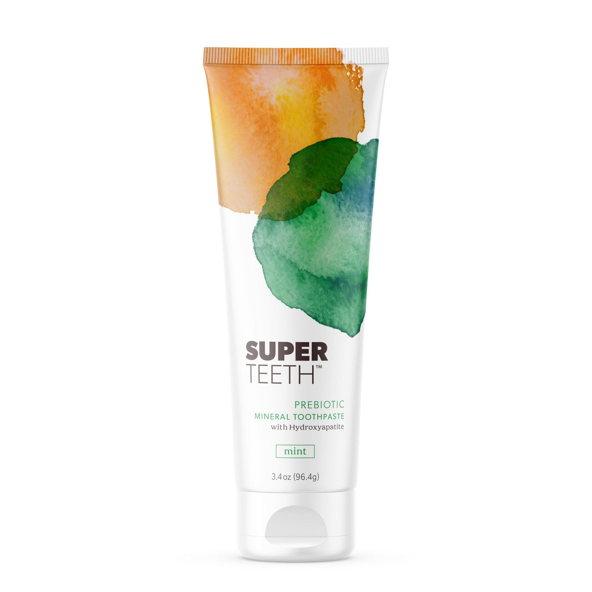 SuperTeeth: pasta dental de hidroxiapatita en tubo para remineralizar dientes.