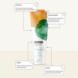 SuperTeeth prebióticos y xilitol: equilibrio bucal y reducción de bacterias.