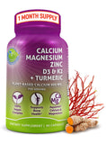 SUPPLEMENTS STUDIO calcio vegetal 600mg en botella, apoyo para huesos y músculos.