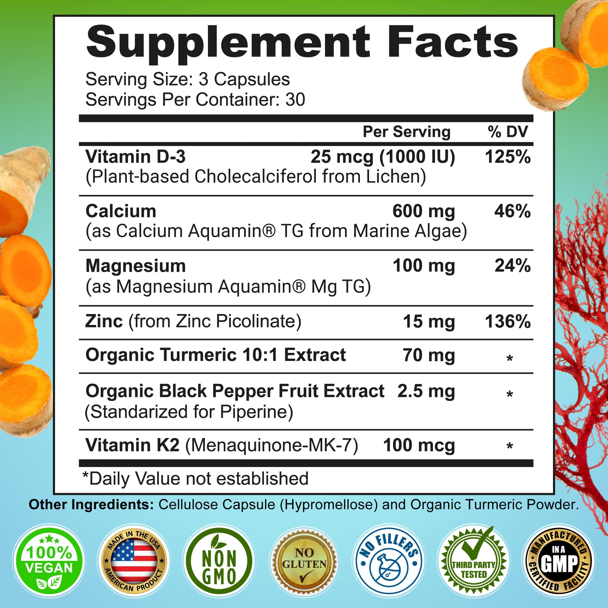 SUPPLEMENTS STUDIO Sin rellenos, fórmula limpia para huesos y músculos.