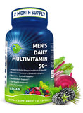 SUPPLEMENTS STUDIO multivitamínico 50+ para hombres, envase práctico para uso diario