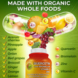 SUPPLEMENTS STUDIO quercetina-bromelina con vitamina C y zinc para soporte diario.