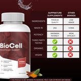 SuppNature Bio Cell Capsules, envase-cartón, empaque seguro y premium para tu hogar.