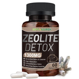 SUPRANOURISH Zeolita Desintoxicación en botella para la rutina diaria.