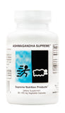 Supreme Nutrition Ashwagandha, cápsulas: formato práctico para consumo diario.