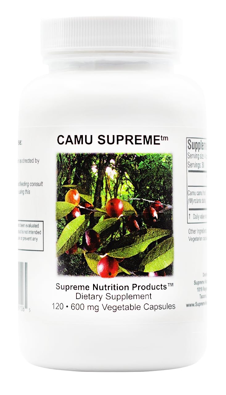 Supreme Nutrition Camu Supreme: cápsulas de Camu Camu para un impulso natural de vitamina C.