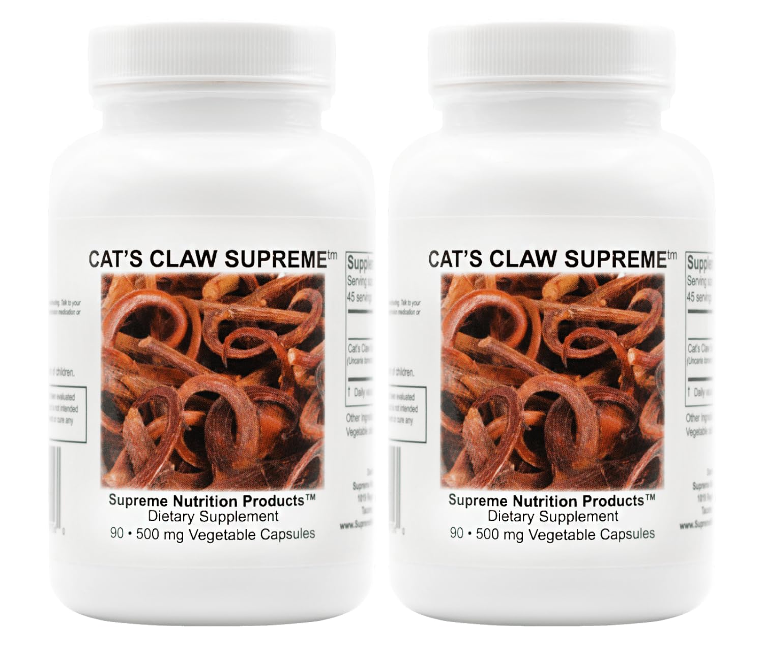 Supreme Nutrition Cat’s Claw Supreme: cápsulas en pack 2 para uso diario
