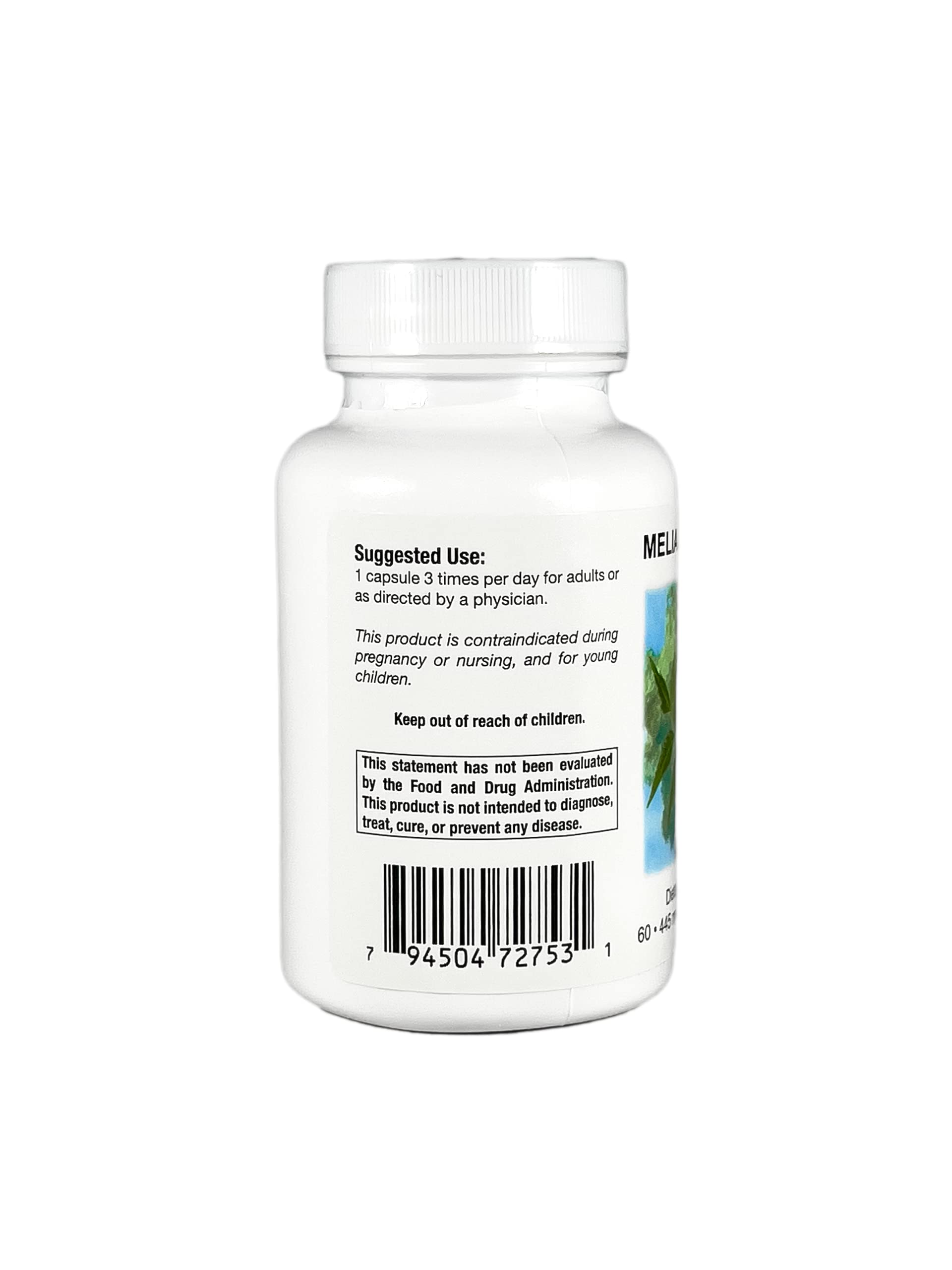 Etiqueta del envase Melia Supreme, garantía de pureza sin aditivos.